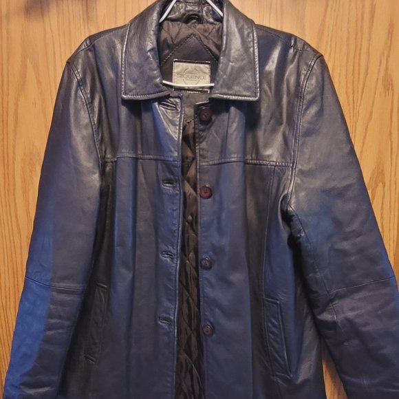 Black leather jacket L - Picture 11 of 12